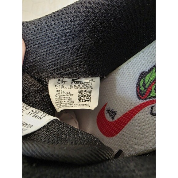 Nike Air Force 1 Flyknit Low 2.0 ‘Oreo’ Black White AV3042-001 Men’s Size 8.5 - Picture 7 of 7